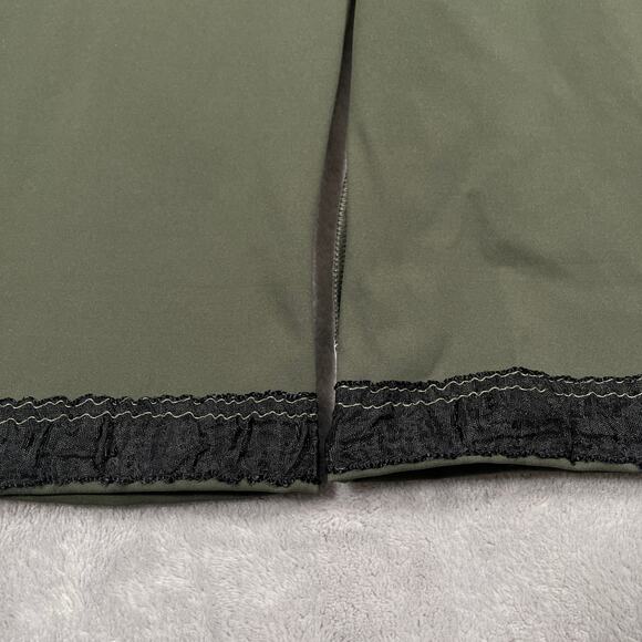 Aday Turn It Up Pants Small Green High Rise Stretch Travel Capsule Chic Pleated - Picture 6 of 13